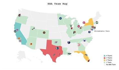 cities that have nba teams.